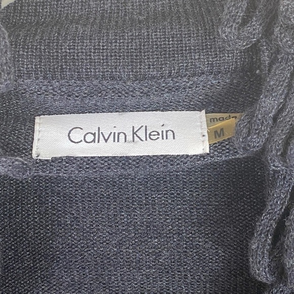 CALVIN KLEIN Cha Fringe Cropped Cardigan - Picture 4 of 6